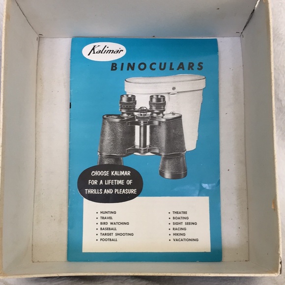 Vintage Kalimar Binoculars 7 X 50 Made in Japan w/ Leather Case & Original Box - Picture 10 of 16